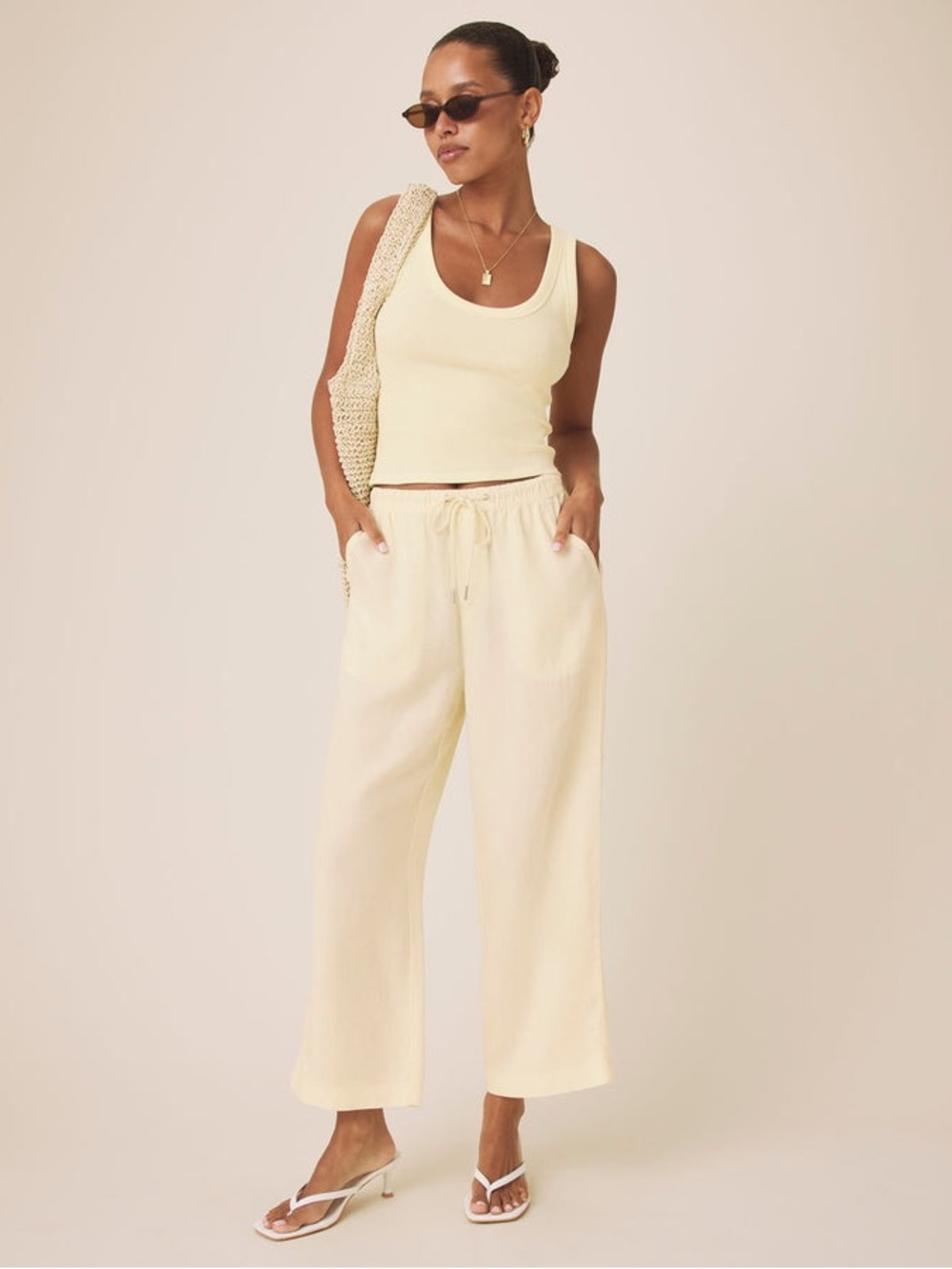Splendid Angie Crop Wide Leg Pant
Color Moonstone Large NWT